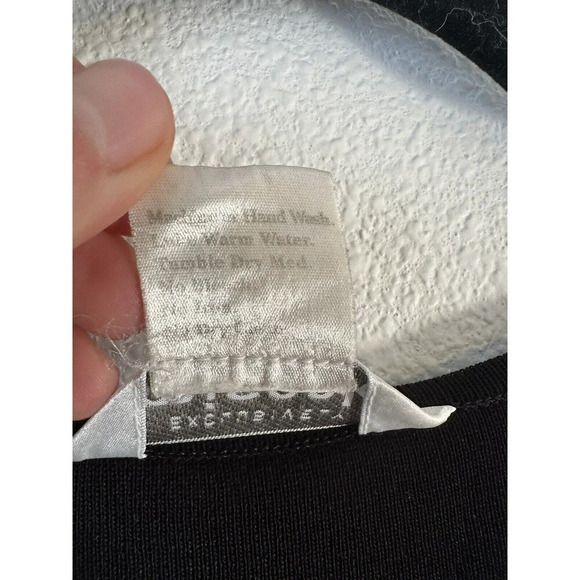 Exclusively Misook Women’s L Black Acrylic Knit Long Sleeve Top Scoop Neck - Picture 4 of 8